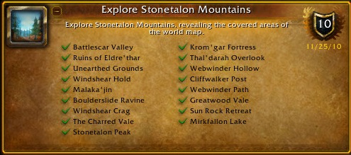 battlescar valley ruins of eldre'thar
            unearthed grounds windshear hold malaka'jin boulderslide ravine 
            windshear crag the charred vale stonetalon peak krom'gar fortress
            thal'darah overlook webwinder hollow cliffwalker post webwinder path
            greatwood vale sun rock retreat mirkfallon lake